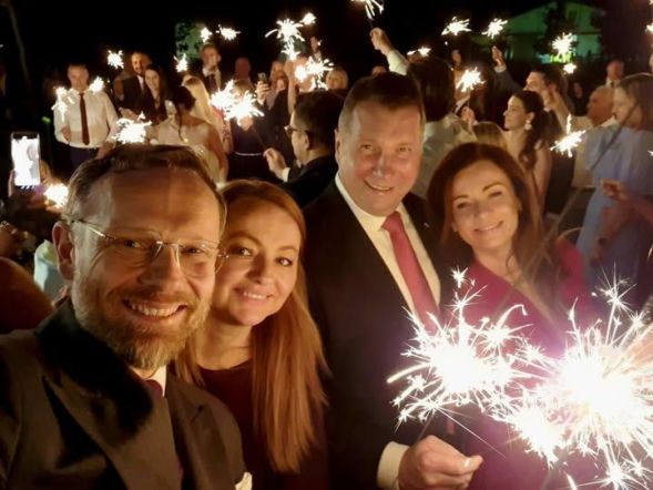 Bogucki z żoną, Czarnek z żoną