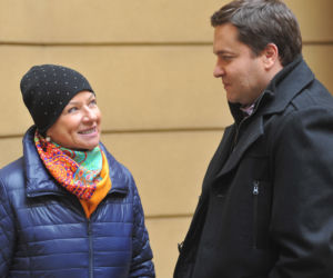 Na Wspólnej odcinek 2282. Michał Brzozowski (Robert Kudelski), Maria Zięba (Bożena Dykiel)