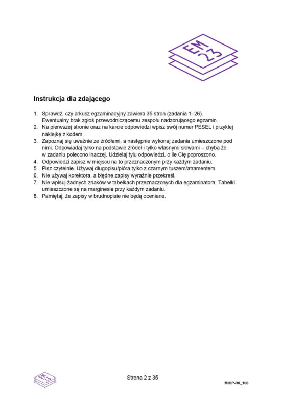 Matura historia rozszerzona 2024