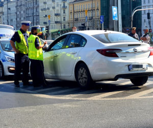 Policja kontrolowała przewoźników w centrum miasta