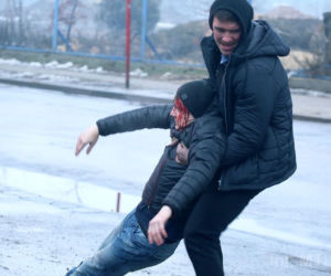 M jak miłość odc. 1365. Paweł Zduński (Rafał Mroczek), Marcin Chodakowski (Mikołaj Roznerski)