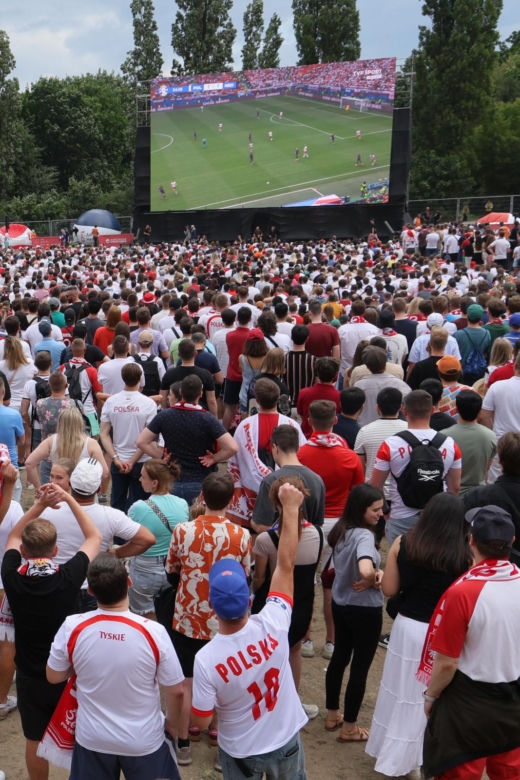 Warszawska Strefa Kibica na Euro 2024 - mecz Polska-Holandia