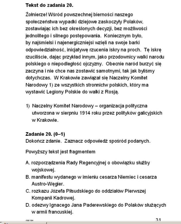 Egzamin gimnazjalny 2015 Historia i WOS str. 28