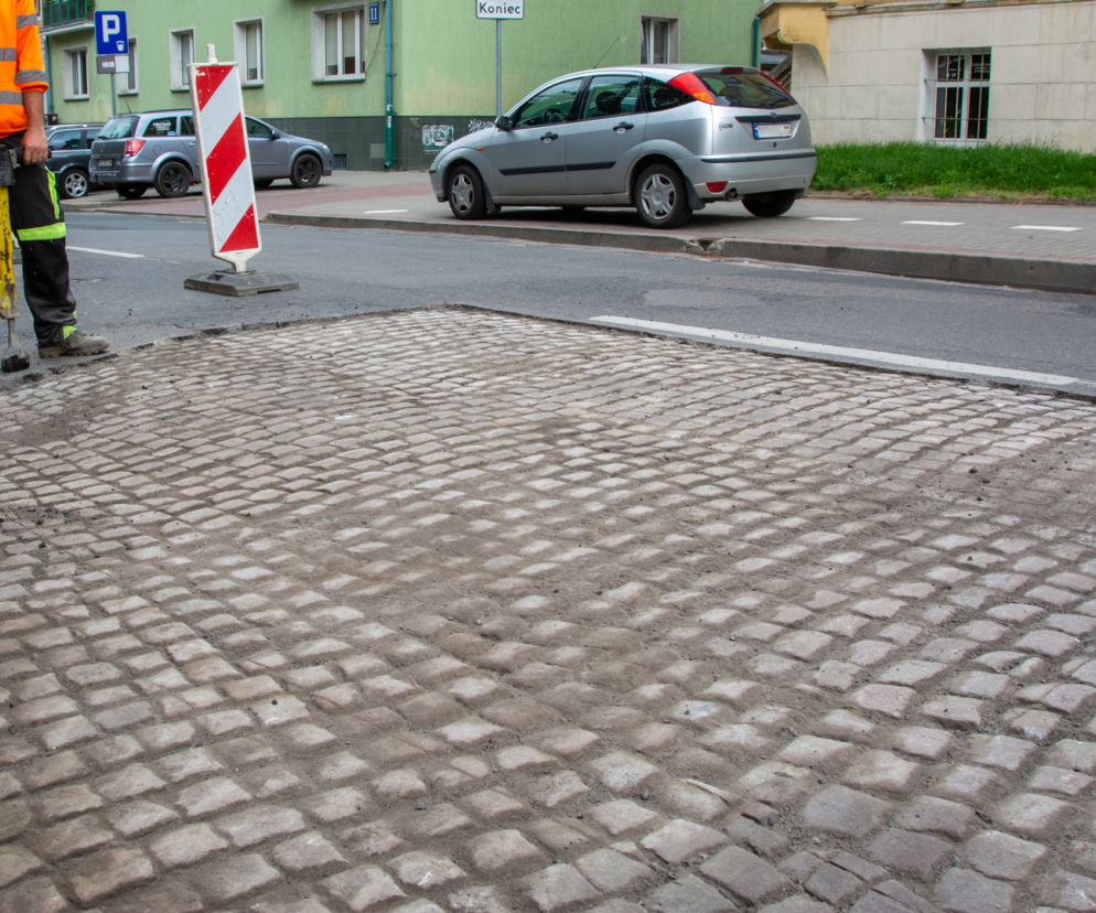 Bruk na ulicy Mickiewicza w Olsztynie