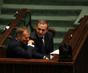 Donald Tusk i Grzegorz Schetyna