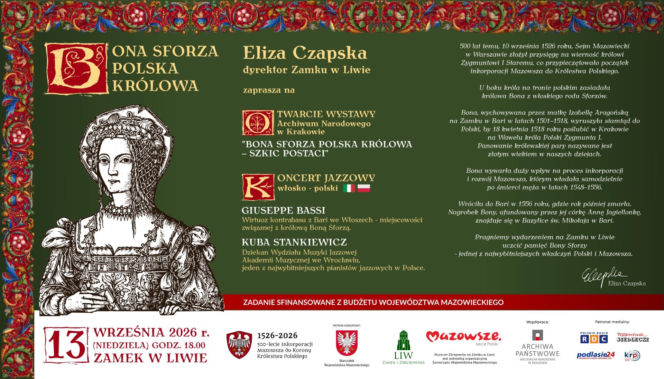 Królowa Bona w Liwie
