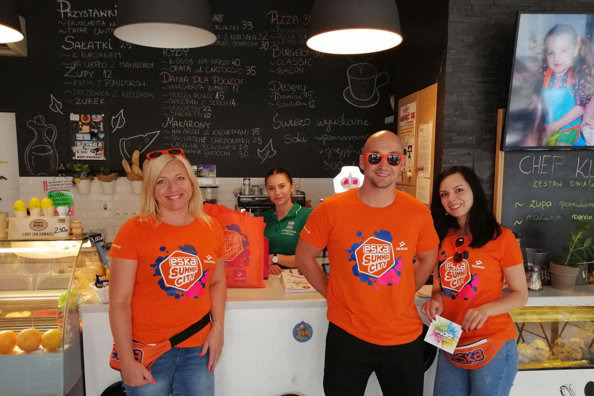 ESKA Summer City - rzeszowski patrol w restauracji La Famiglia