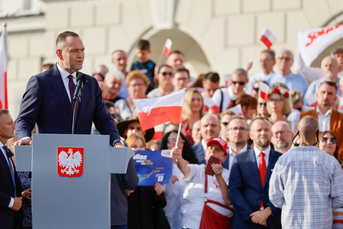 Pierwsza decyzja prezydenta Nawrockiego. W Kaliszu podpisał ustawę o powrocie do "starego" CPK