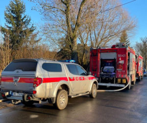Kobieta i mężczyzna zginęli w pożarze domu jednorodzinnego! Nocna tragedia pod Miliczem