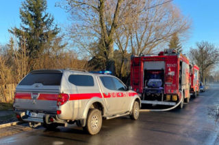 Kobieta i mężczyzna zginęli w pożarze domu jednorodzinnego! Nocna tragedia pod Miliczem