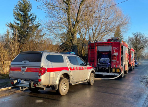Kobieta i mężczyzna zginęli w pożarze domu jednorodzinnego! Nocna tragedia pod Miliczem