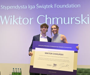 Iga Świątek rozdała stypendia