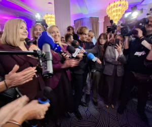 Sztab Moniki Piątkowskiej po wyborach prezydenckich w Krakowie