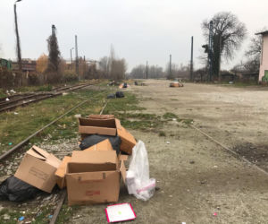 Śmieci na targowisku Świebodzki