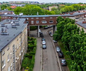 Plac Słowiański w Zabrzu - przedwojenna zabudowa