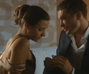 ''M jak miłość'' Tomek (Andrzej Młynarczyk) Małgosia (Joanna Koroniewska)