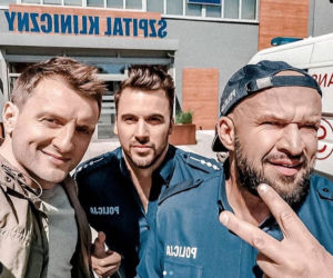 	M jak miłość po wakacjach 2020. Bartek (Arkadiusz Smoleński), Andrzejek (Tomasz Oświeciński), Rafał (Jakub Kucner)