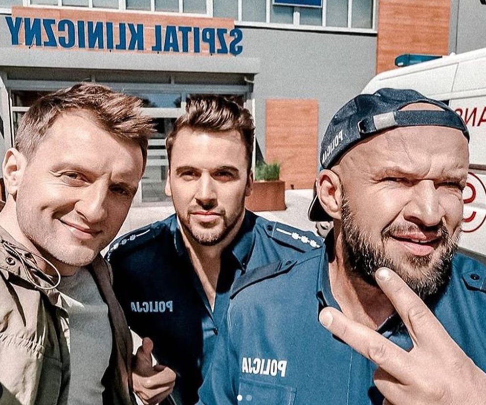 	M jak miłość po wakacjach 2020. Bartek (Arkadiusz Smoleński), Andrzejek (Tomasz Oświeciński), Rafał (Jakub Kucner)