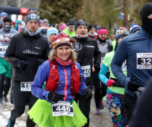 Wystrzał startera zamiast szampana. Tłumy powitały Nowy Rok na XX Śląskim Maratonie Noworocznym Cyborg