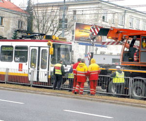Karetka wjechała w tramwaj