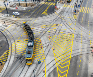 Tramwaj do Dworca Zachodniego w Warszawie - grudzień 2025