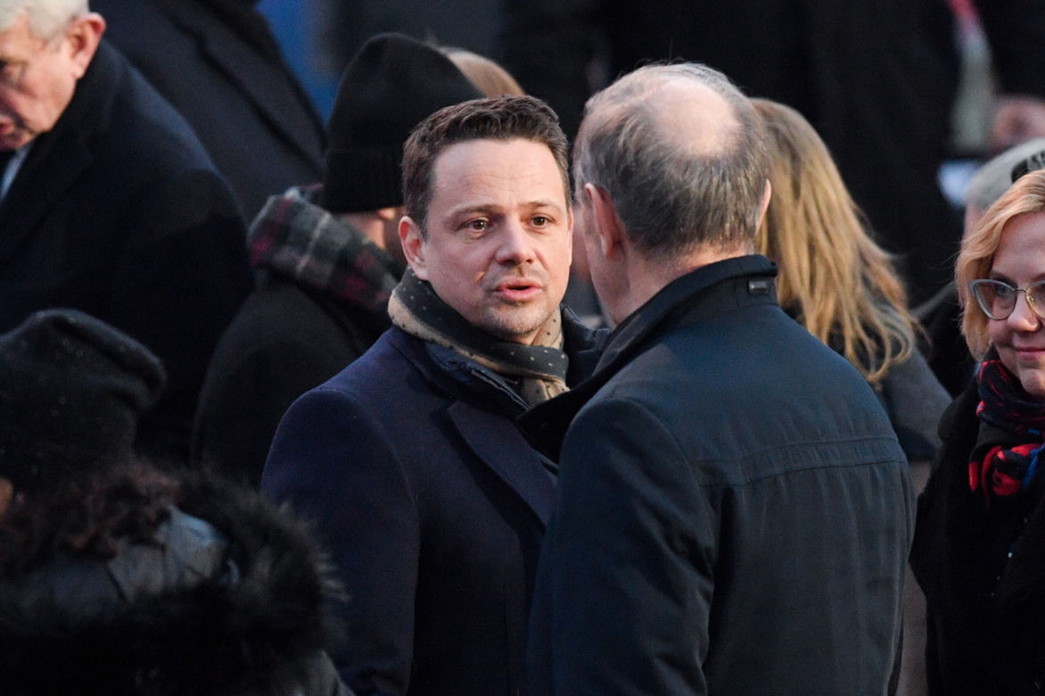 Wystąpienie Joe Bidena w Arkadach Kubickiego w Warszawie