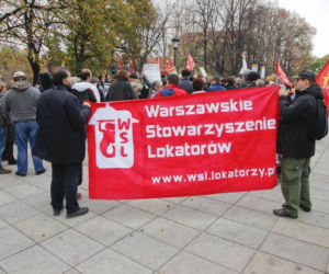 Pikieta w obronie Piotra Ikonowicza