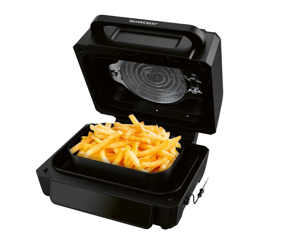 Beztłuszczowa frytkownica air fryer 7 w 1 z funkcją grilla SILVERCREST® KITCHEN TOOLS
