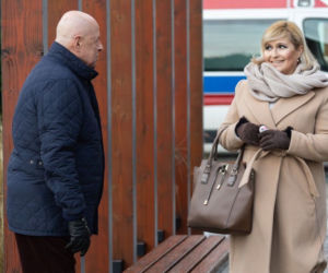 Na dobre i na złe odc. 843: Alina Fisher (Katarzyna Skrzynecka), Stefan Tretter (Piotr Garlicki)