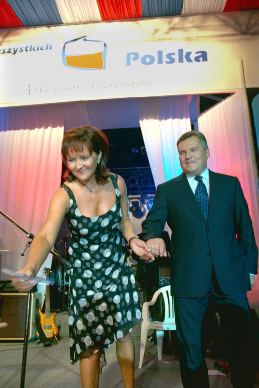 Jolanta Kwaśniewska jako pierwsza dama