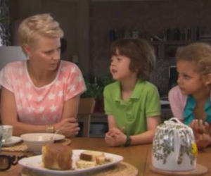 RODZINKA.pl 3. Natalia (Małgorzata Kożuchowska), Kacper (Mateusz Pawłowski), Zosia (Emilia Dankwa)