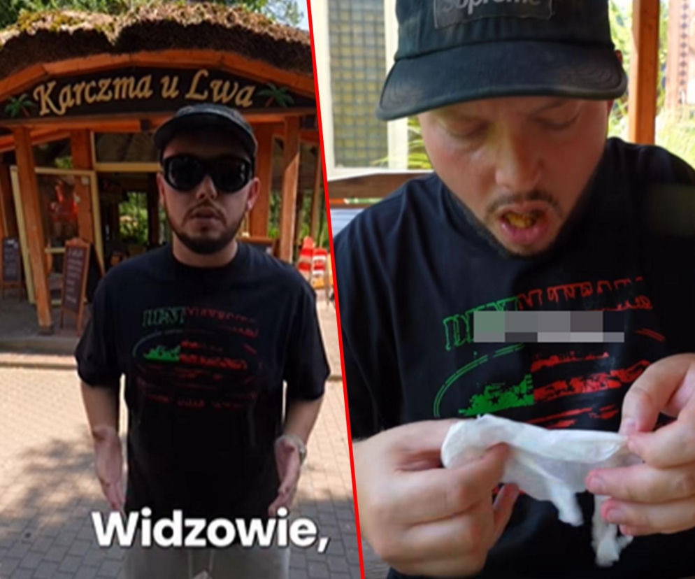 Książulo aż pluł jedzeniem we Wrocławiu. Słynny youtuber zmiażdżył lokal w zoo