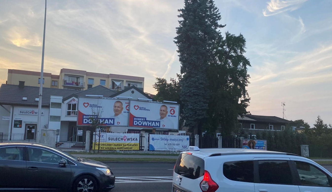 Plakaty wyborcze w Zielonej Górze. Zobaczcie jak wygląda nasze miasto! 