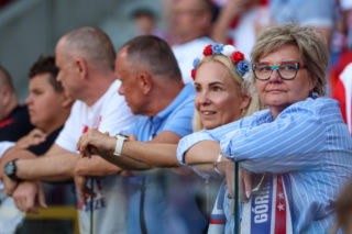 Górnik Zabrze - Ferencvaros: Zdjęcia kibiców z meczu 3. rundy eliminacji Ligi Europy