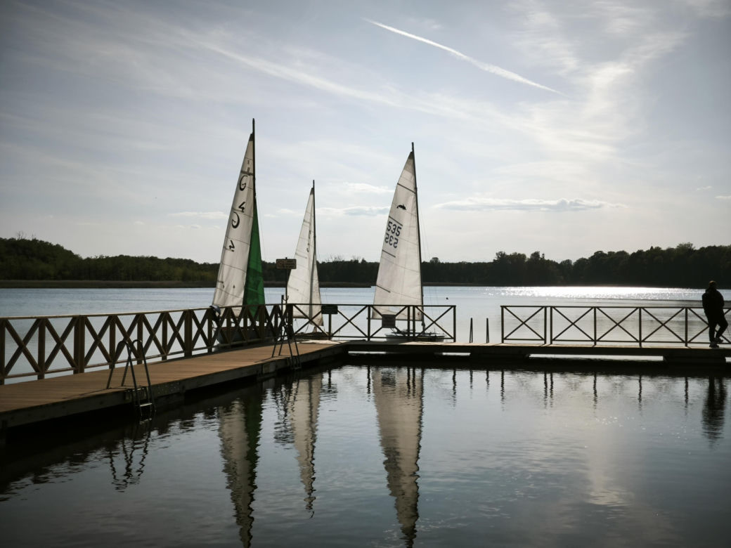 Plaża w Osiecznej przed sezonem letnim 
