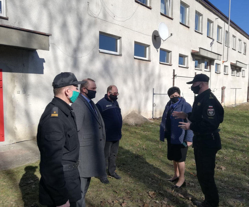 Komendant Wojewódzki odwiedza strazakó z gminy Połczyn-Zdrój