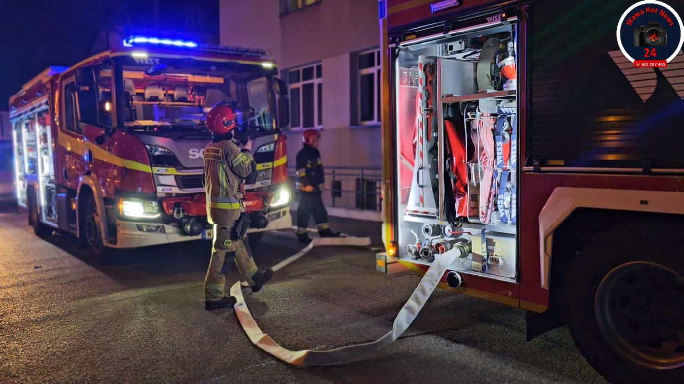 Dym i ogień w domu opieki. Uratowali kilkadziesiąt osób, jednej nie zdążyli