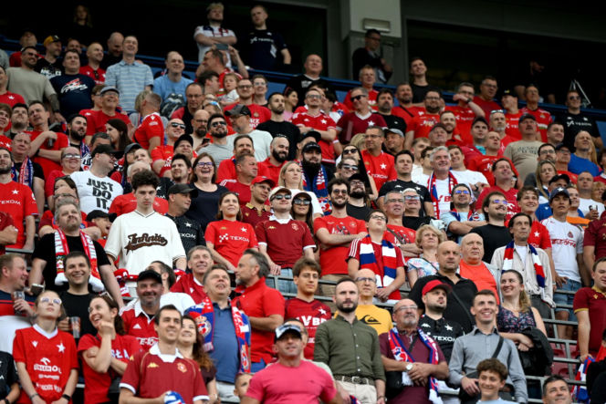 Wisła Kraków - Wrexham. Kibice