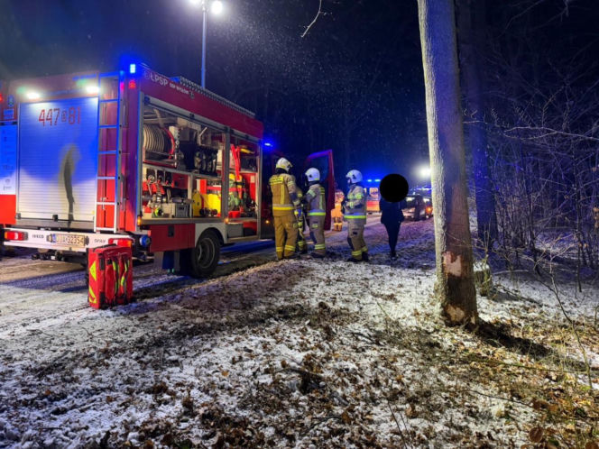 Wypadek koło Jawora