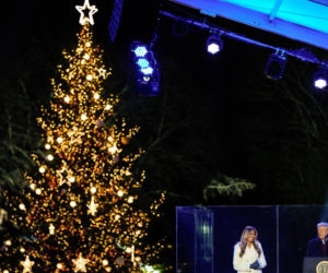 Melania Trump zapaliła choinkę przed Białym Domem! Podoba Ci się?