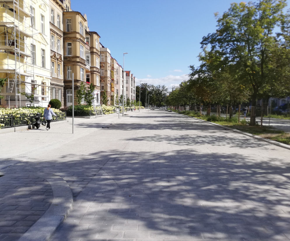 Przebudowa al. Jana Pawła II - sierpnień 2021