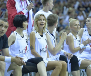 Gwiazdy zagrały w kosza z Marcinem Gortatem!