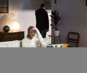 W rytmie serca 2 odcinek 26 Adam (Mateusz Damięcki), Maria (Barbara Kurdej-Szatan)