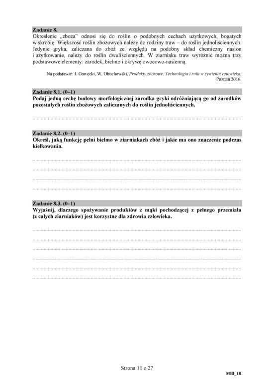 Matura 2018 z biologii. Poziom rozszerzony - arkusze CKE