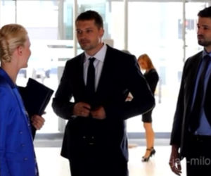 M jak miłość. Paulina Głowacka (Agnieszka Żulewska), Tomek Chodakowski (Andrzej Młynarczyk)