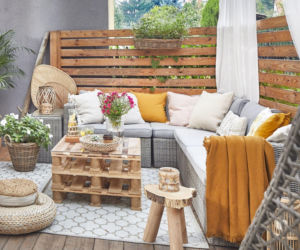 Taras boho – komfortowe zacisze 