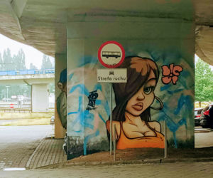 Murale na filarach Trasy Zamkowej