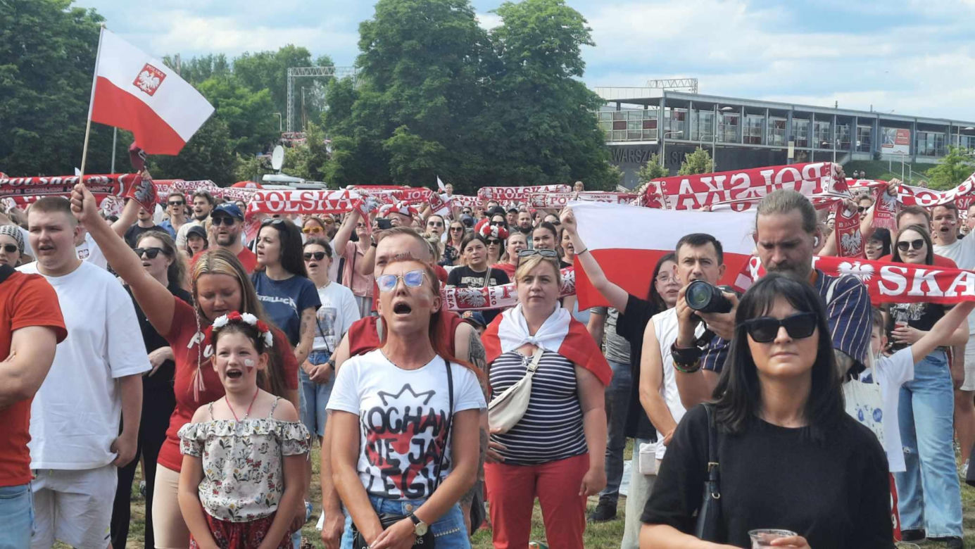 Warszawska Strefa Kibica na Euro 2024 - mecz Polska-Holandia