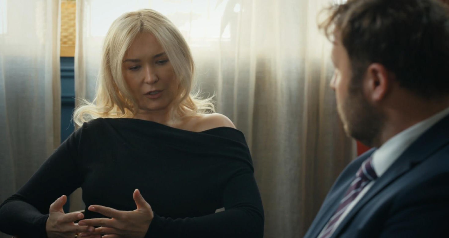 Barwy szczęścia odc. 3419. Karolina (Marta Dąbrowska), Klemens (Sebastian Perdek)