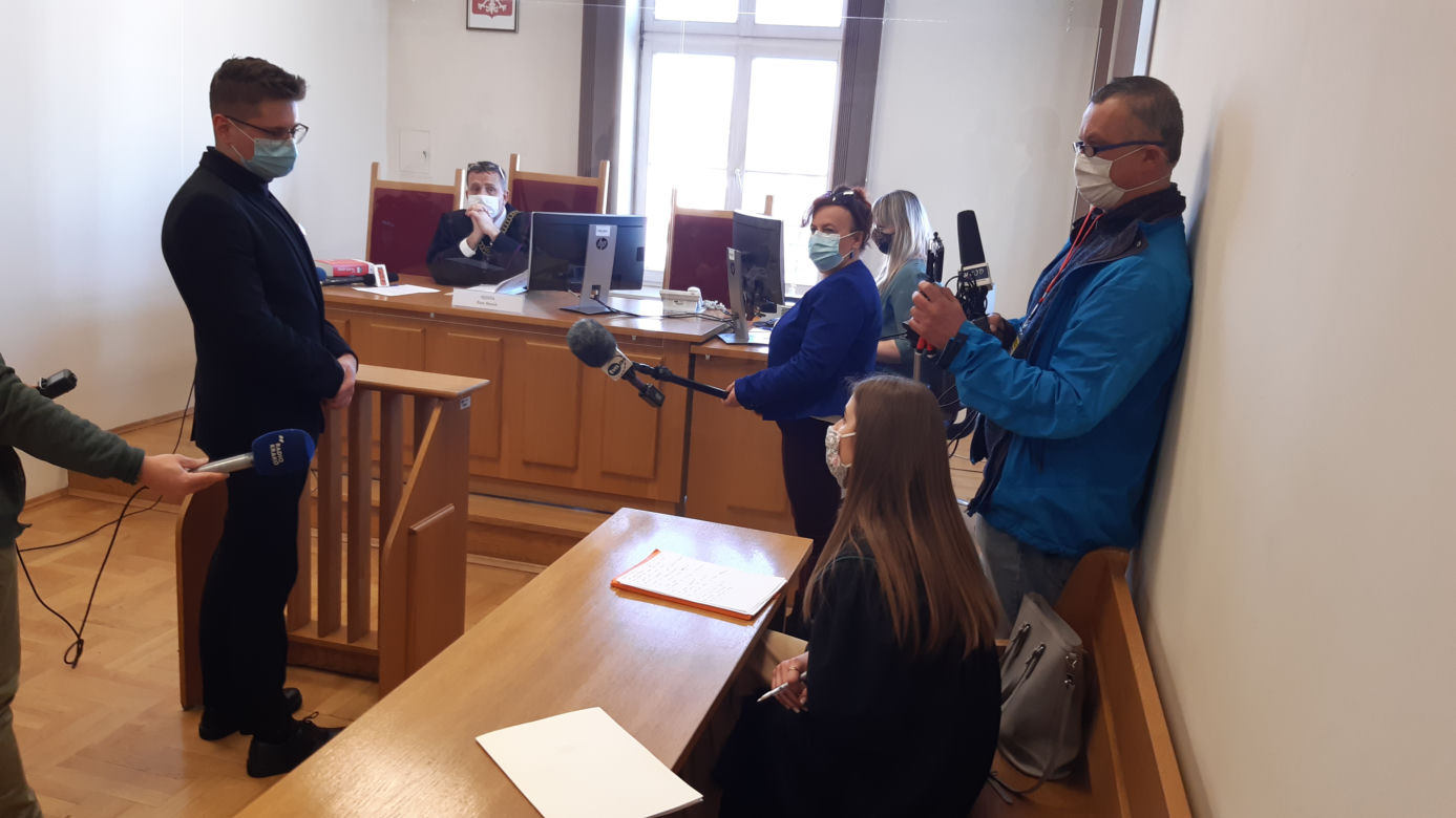 Licealista stanął przed sądem za udział w strajku kobiet